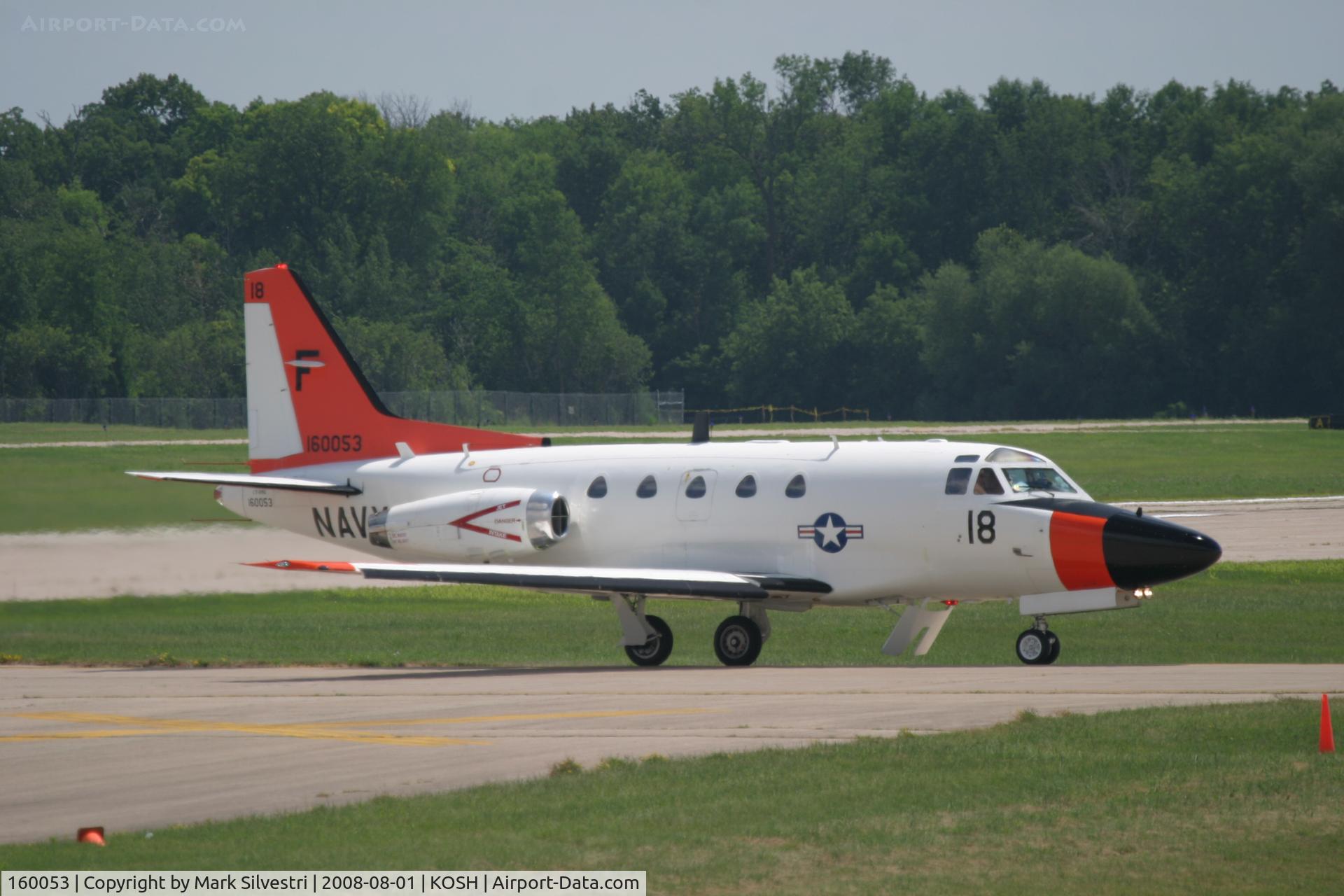 160053, North American Rockwell CT-39G (N-265) Sabreliner C/N 306-104, Oshkosh 2008