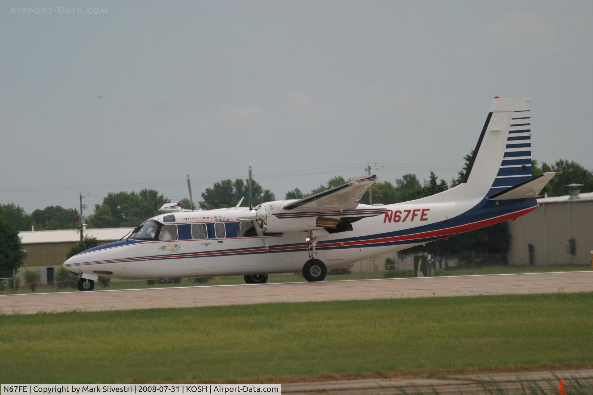 N67FE, Gulfstream American 690C Jetprop 840 C/N 11729, Oshkosh 2008