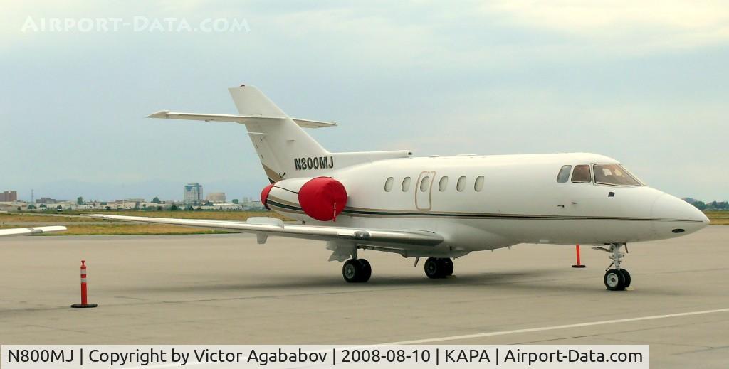 N800MJ, 1993 British Aerospace BAe.125 Series 800A C/N 258226, At Centennial