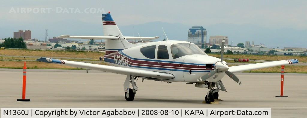 N1360J, 1975 Rockwell International 112A Commander C/N 360, At Centennial