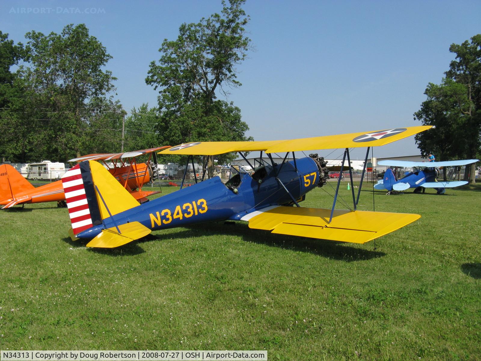 N34313, 1941 Meyers OTW-145 C/N 57, 1941 Meyers OTW-145, Warner Super Scarab 40&50 145 Hp