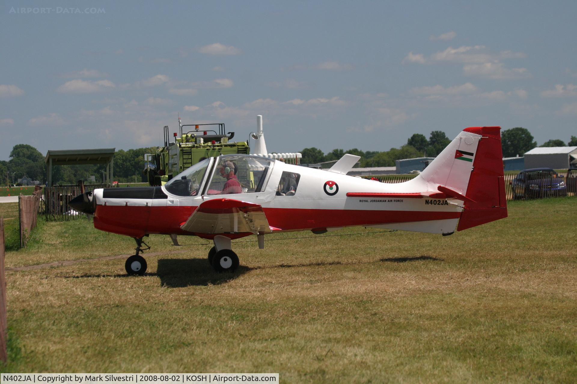 N402JA, 1974 Scottish Aviation Bulldog Series 120 Model 125 C/N BH120/300, Oshkosh 2008