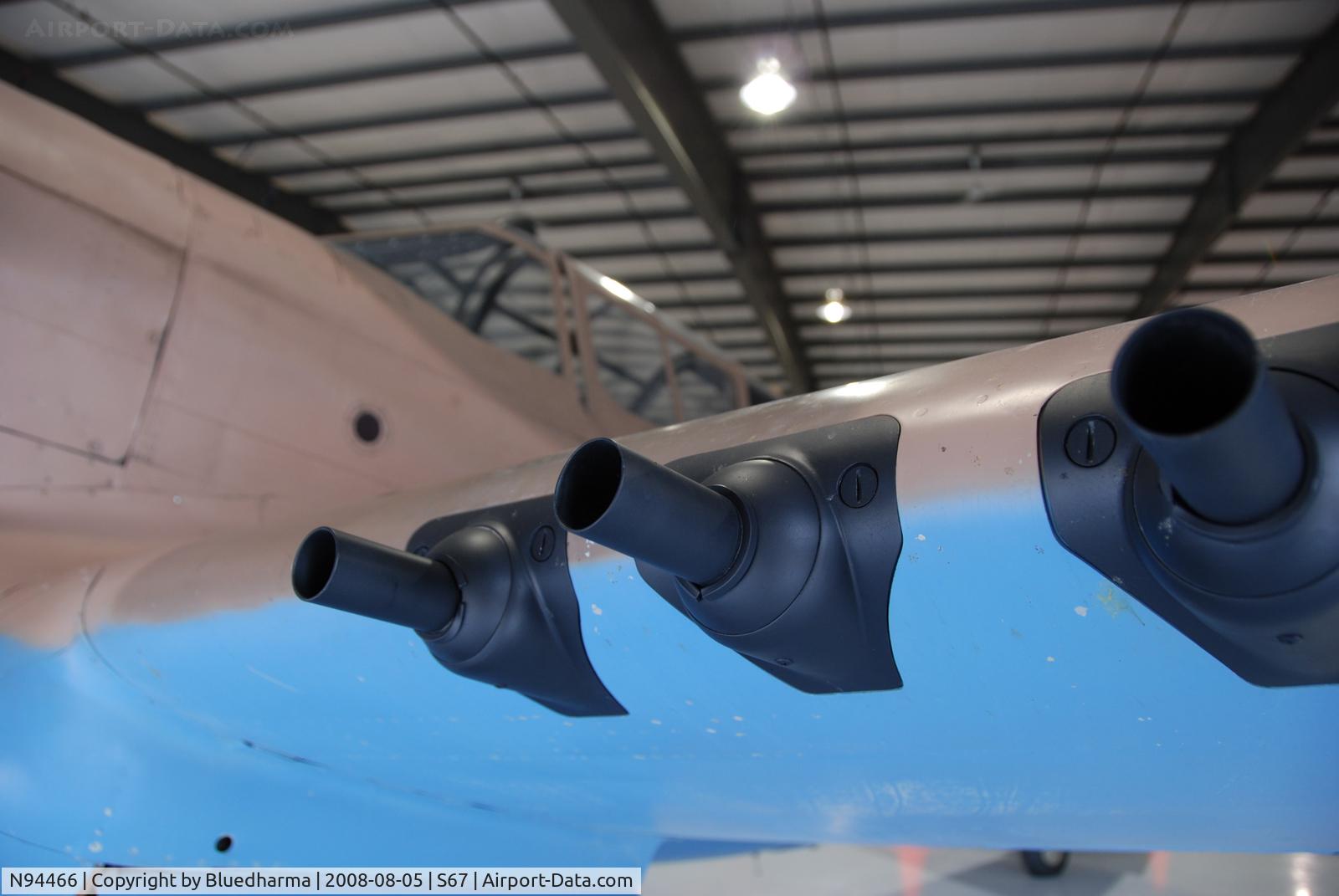 N94466, 1942 Curtiss P-40E C/N AK-899, Flying Tiger Port Guns. On display at the Warhawk Air Museum.