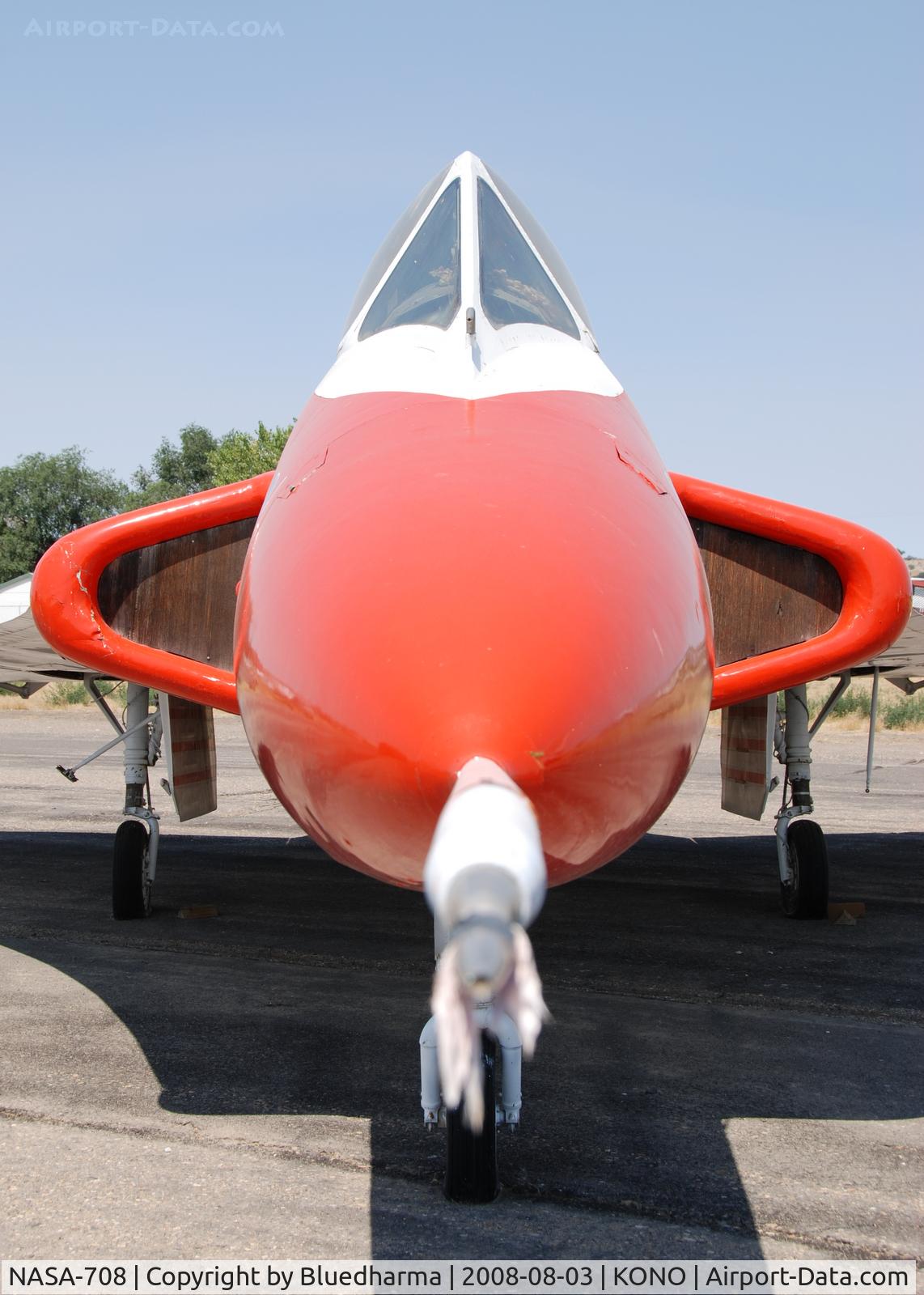 NASA-708, 1961 Douglas F5D-1 Skylancer C/N 11593, Parked in Ontario Oregon as part of private collection.