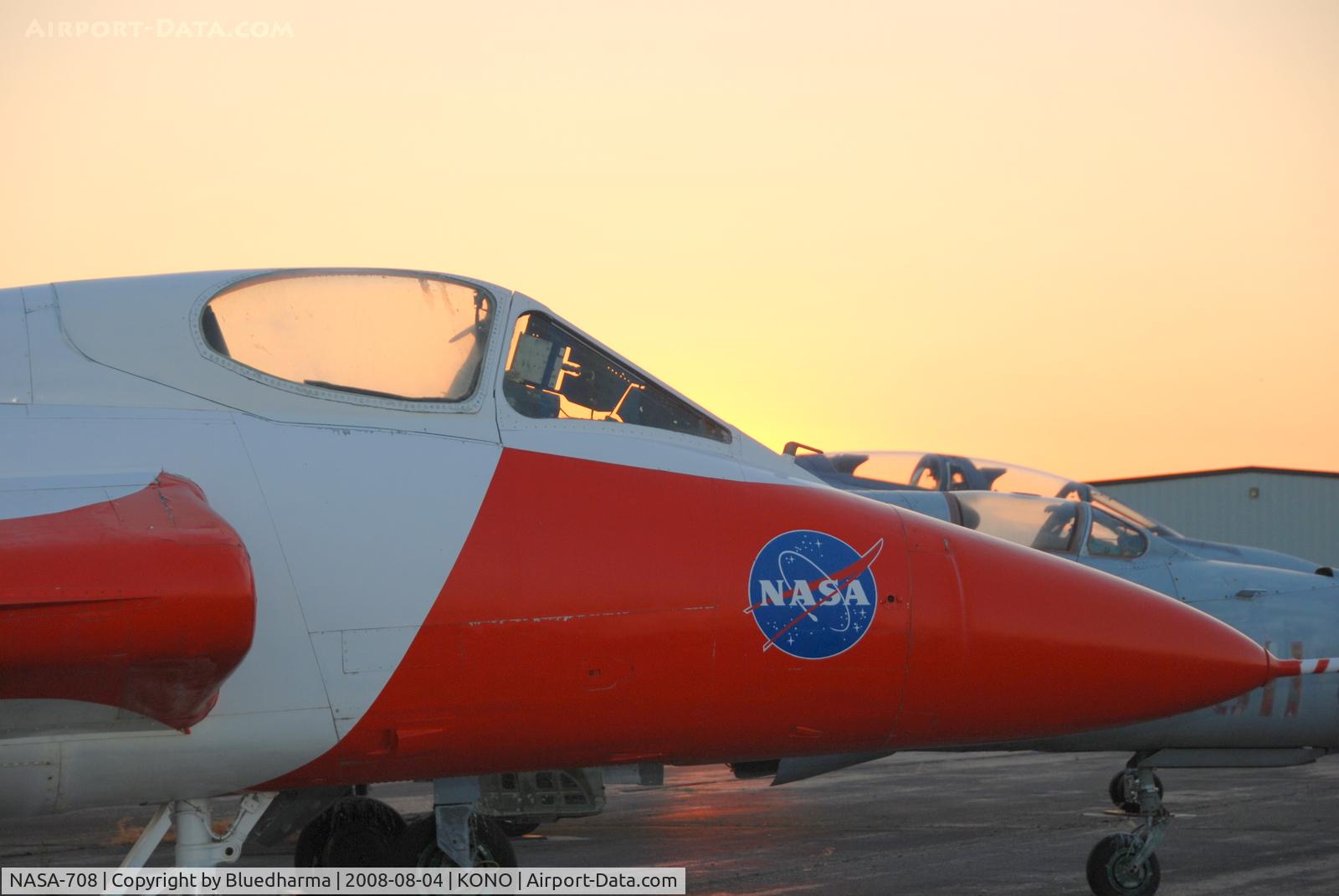 NASA-708, 1961 Douglas F5D-1 Skylancer C/N 11593, Parked in Ontario Oregon as part of private collection.