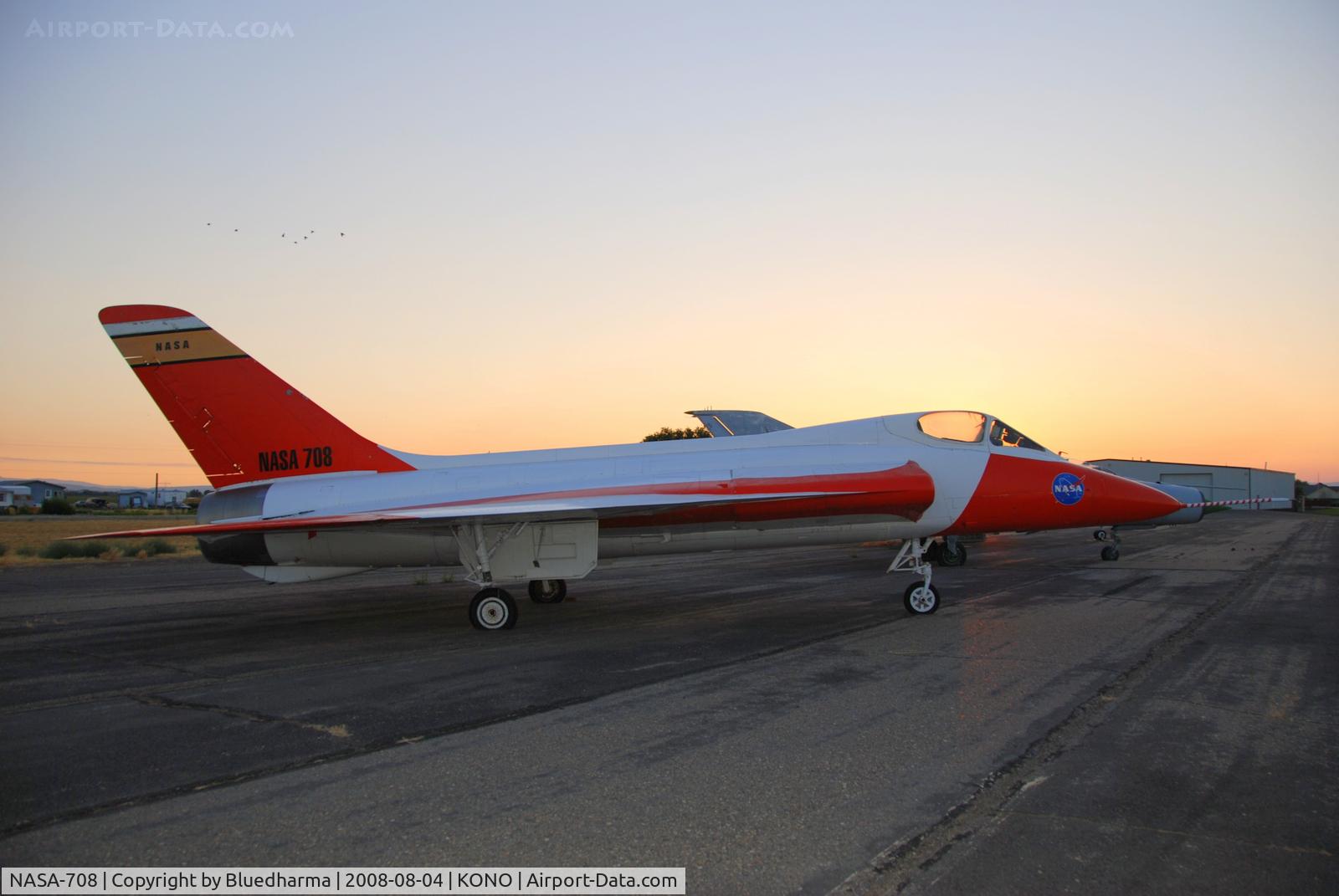 NASA-708, 1961 Douglas F5D-1 Skylancer C/N 11593, Parked in Ontario Oregon as part of private collection.