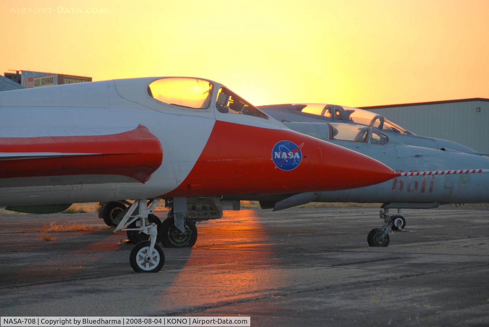 NASA-708, 1961 Douglas F5D-1 Skylancer C/N 11593, Parked in Ontario Oregon as part of private collection.