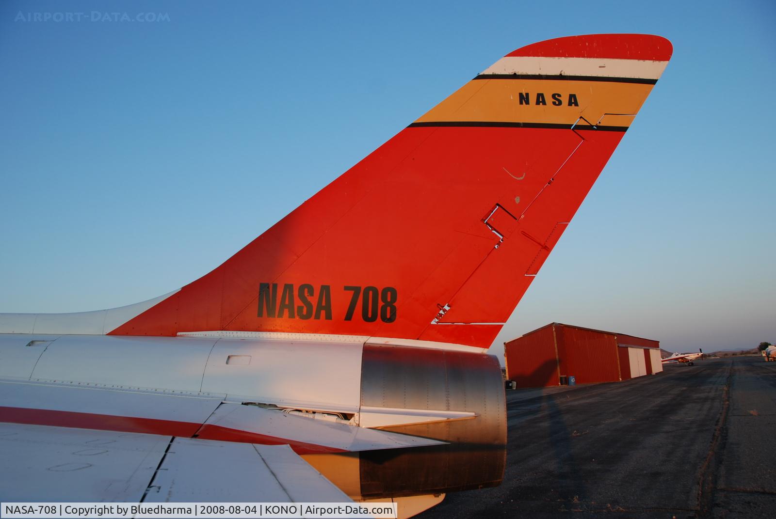 NASA-708, 1961 Douglas F5D-1 Skylancer C/N 11593, Parked in Ontario Oregon as part of private collection.