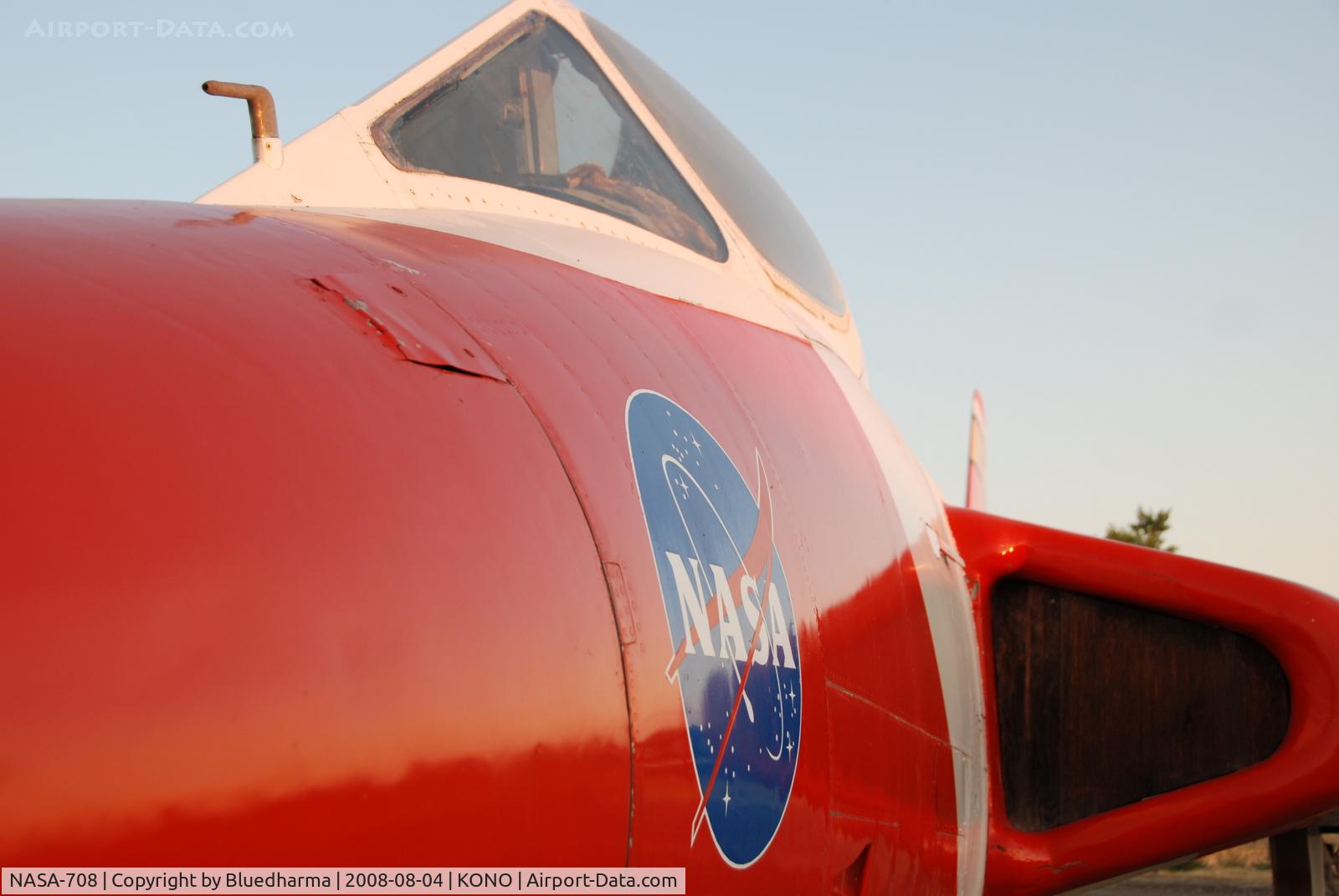 NASA-708, 1961 Douglas F5D-1 Skylancer C/N 11593, Parked in Ontario Oregon as part of private collection.