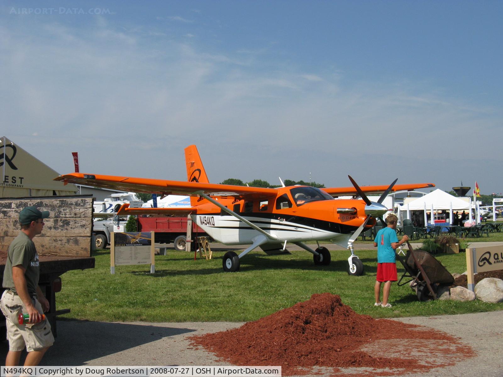 N494KQ, 2008 Quest Kodiak 100 C/N 100-0004, Quest Aircraft Co. LLC KODIAK 100, P&W(C)PT6A-34 750 shp, Experimental class