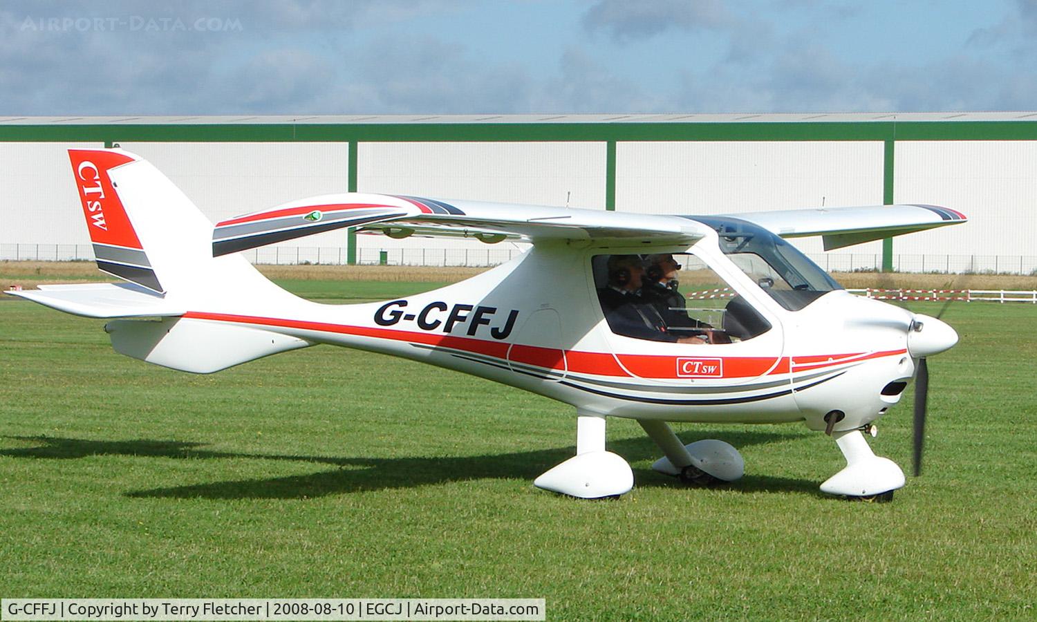 G-CFFJ, 2008 Flight Design CTSW C/N 8391, Visitor to the 2008 LAA Regional Fly-in at Sherburn
