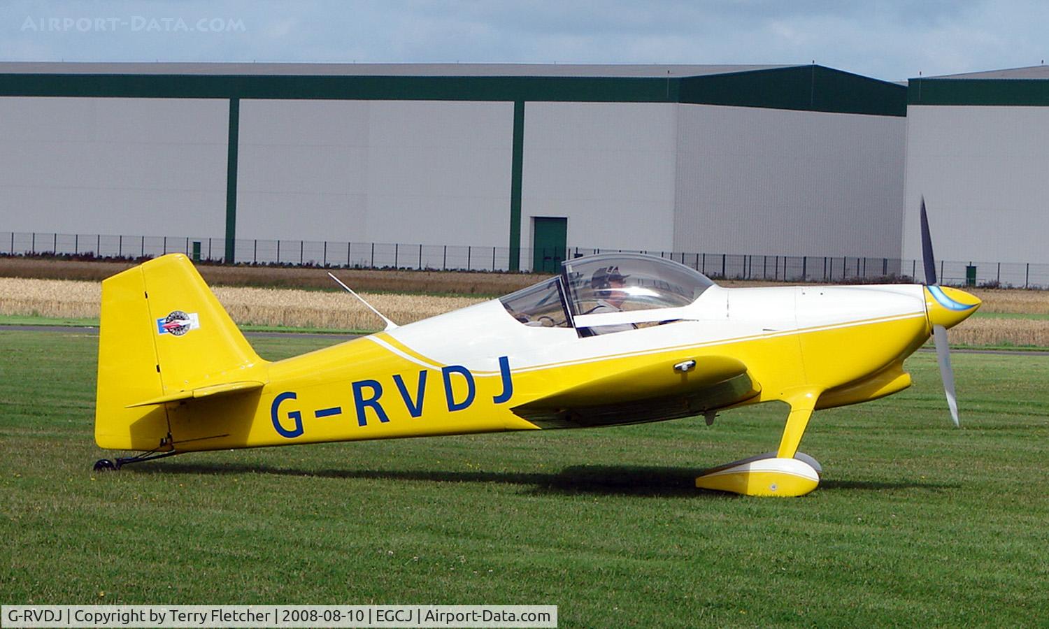 G-RVDJ, 1999 Vans RV-6 C/N PFA 181-12938, Visitor to the 2008 LAA Regional Fly-in at Sherburn