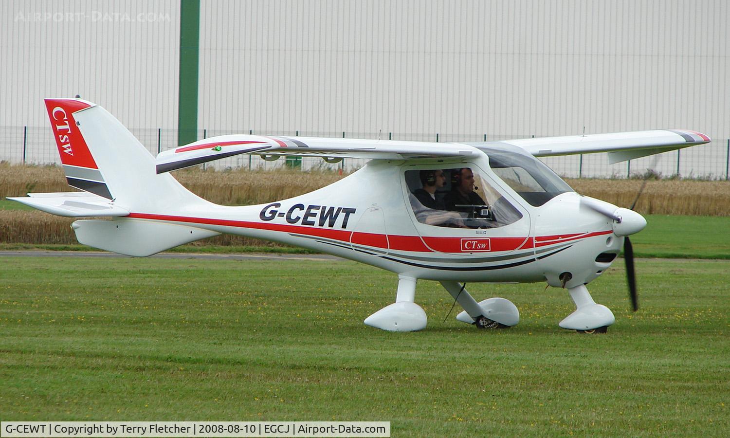 G-CEWT, Flight Design CTSW C/N 8158, Visitor to the 2008 LAA Regional Fly-in at Sherburn