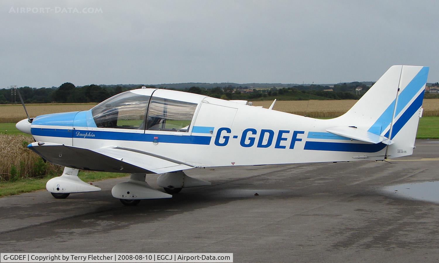 G-GDEF, 1981 Robin DR-400-120 Petit Prince C/N 1538, Resident aircraft at Sherburn - seen during 2008 LAA Regional Fly in