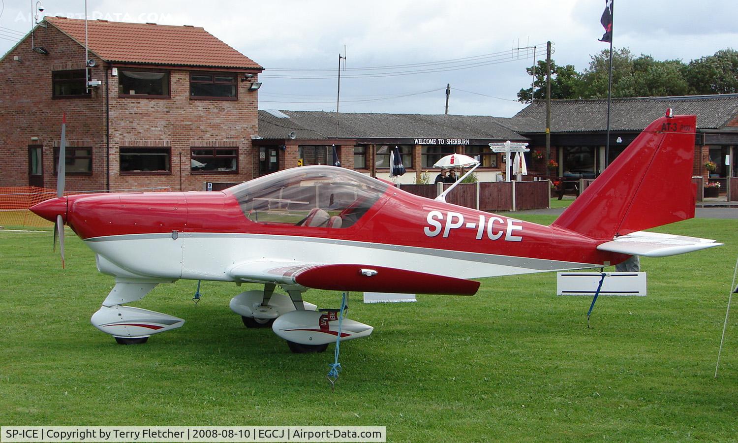 SP-ICE, 2007 Aero AT-3 R100 C/N AT3-025, Static Display aircraft at the 2008 LAA Regional Fly-in at Sherburn
