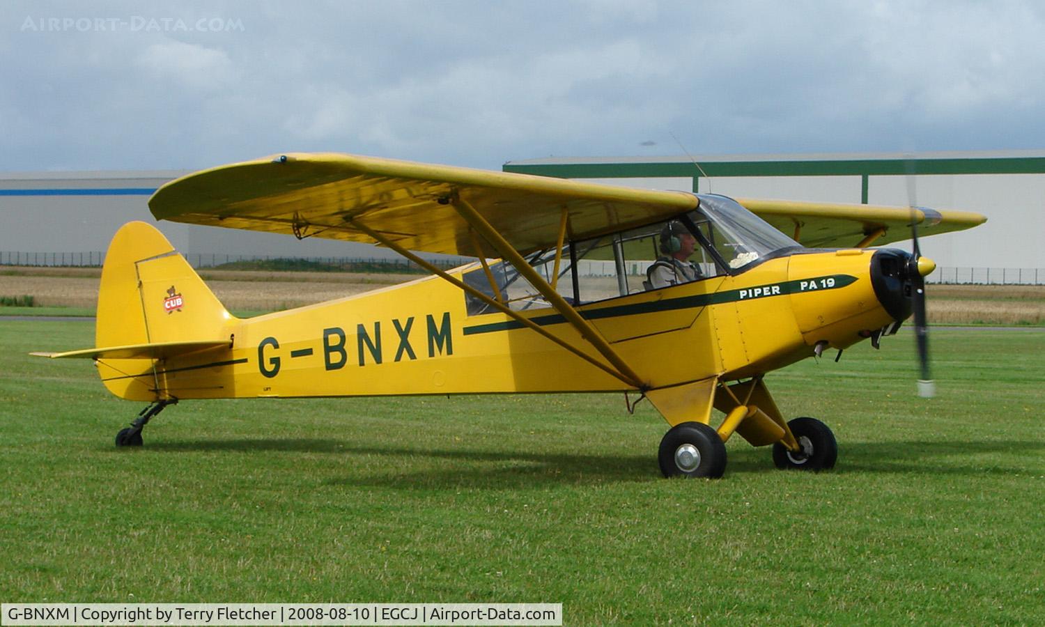 G-BNXM, 1954 Piper L-21B Super Cub (PA-18-135) C/N 18-4019, Visitor to the 2008 LAA Regional Fly-in at Sherburn
