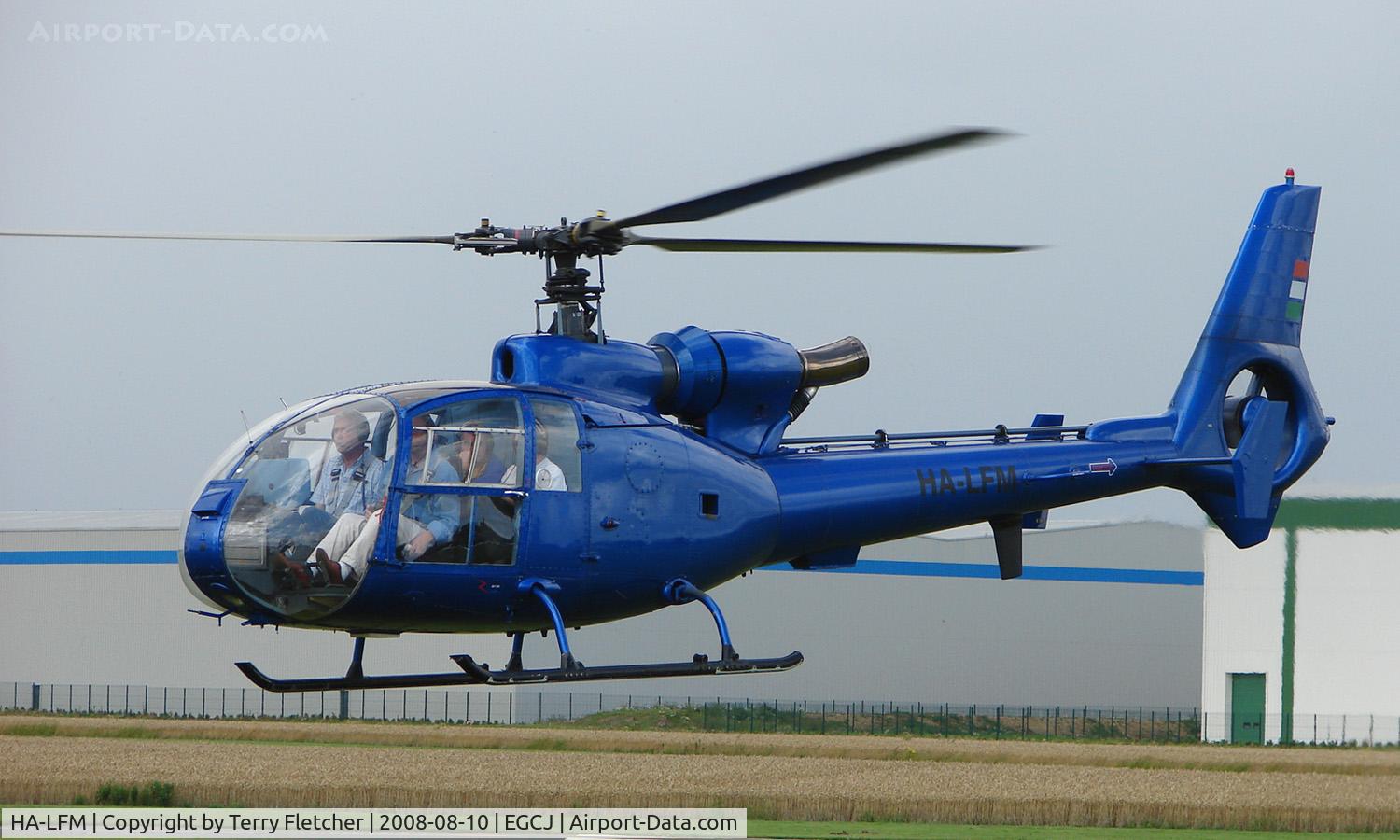 HA-LFM, 1976 Aerospatiale SA-341G Gazelle C/N 1301, Visitor to the 2008 LAA Regional Fly-in at Sherburn
