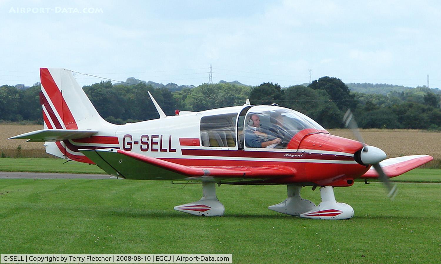G-SELL, 1976 Robin DR-400-180 Regent Regent C/N 1153, Visitor to the 2008 LAA Regional Fly-in at Sherburn