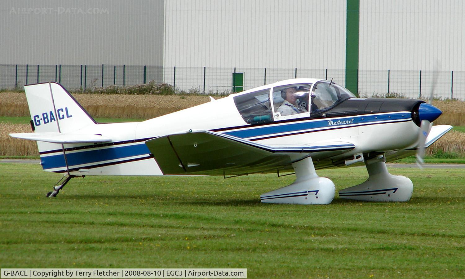 G-BACL, 1963 SAN Jodel D-150 Mascaret C/N 31, Visitor to the 2008 LAA Regional Fly-in at Sherburn