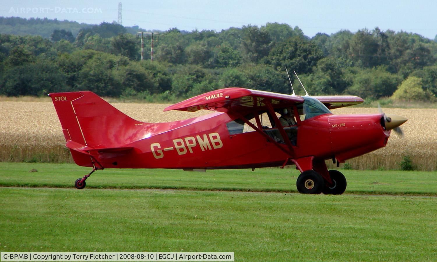 G-BPMB, 1979 Maule M-5-235C Lunar Rocket C/N 7284C, Visitor to the 2008 LAA Regional Fly-in at Sherburn
