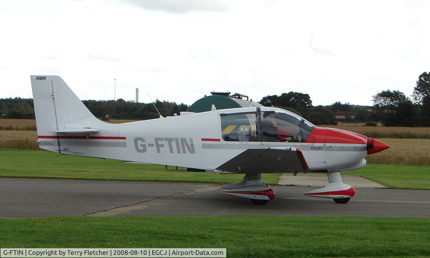 G-FTIN, 1988 Robin DR-400-100 Cadet C/N 1830, Visitor to the 2008 LAA Regional Fly-in at Sherburn
