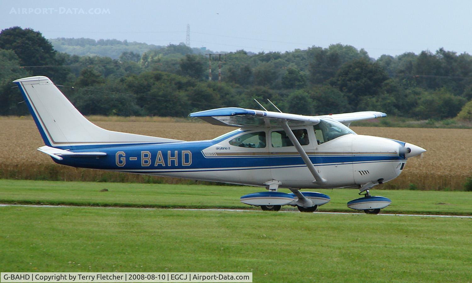 G-BAHD, 1972 Cessna 182P Skylane Skylane C/N 18261501, Visitor to the 2008 LAA Regional Fly-in at Sherburn