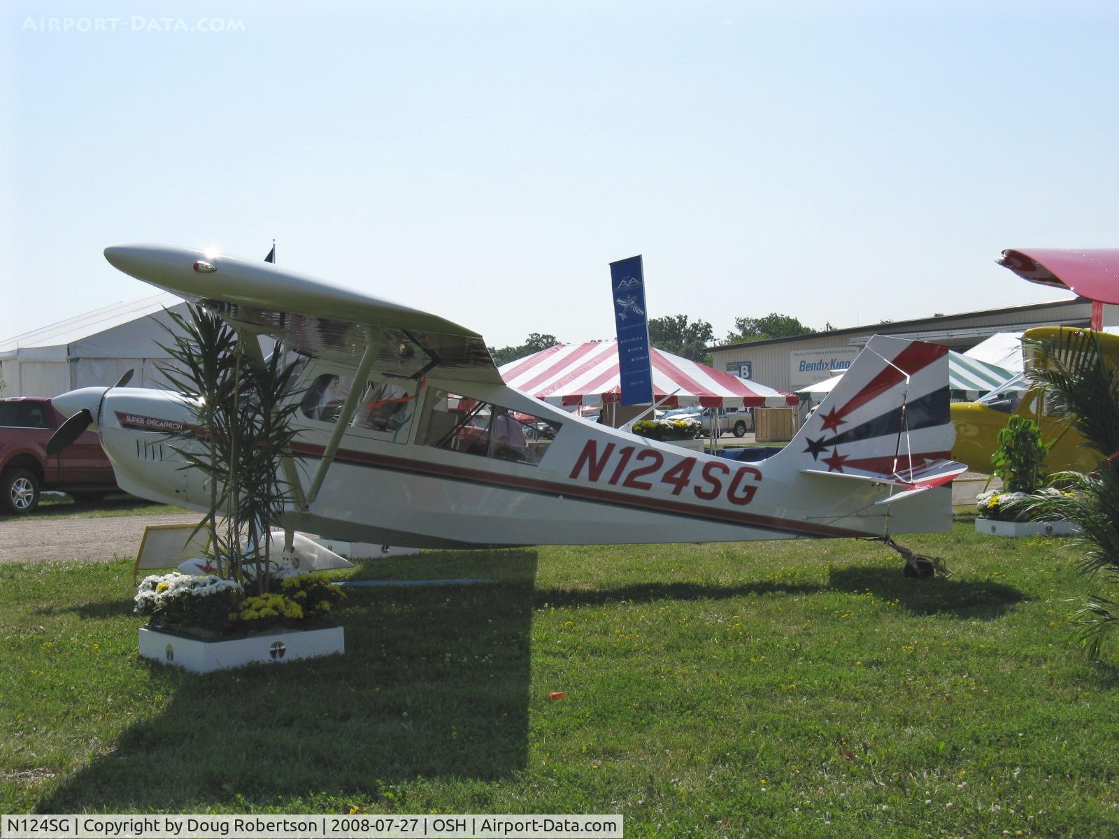 N124SG, 2008 American Champion 8KCAB Super Decathlon C/N 1071-2008, 2008 American Champion Aircraft 8KCAB SUPER DECATHLON, Lycoming AEIO-360-H1B 180 Hp