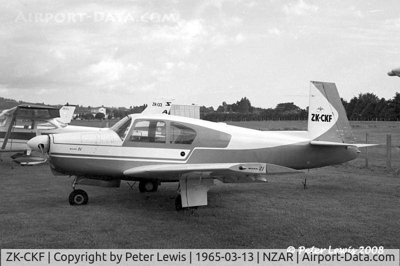 ZK-CKF, Mooney M20C Ranger C/N 2802, Southern Districts AC, Gore