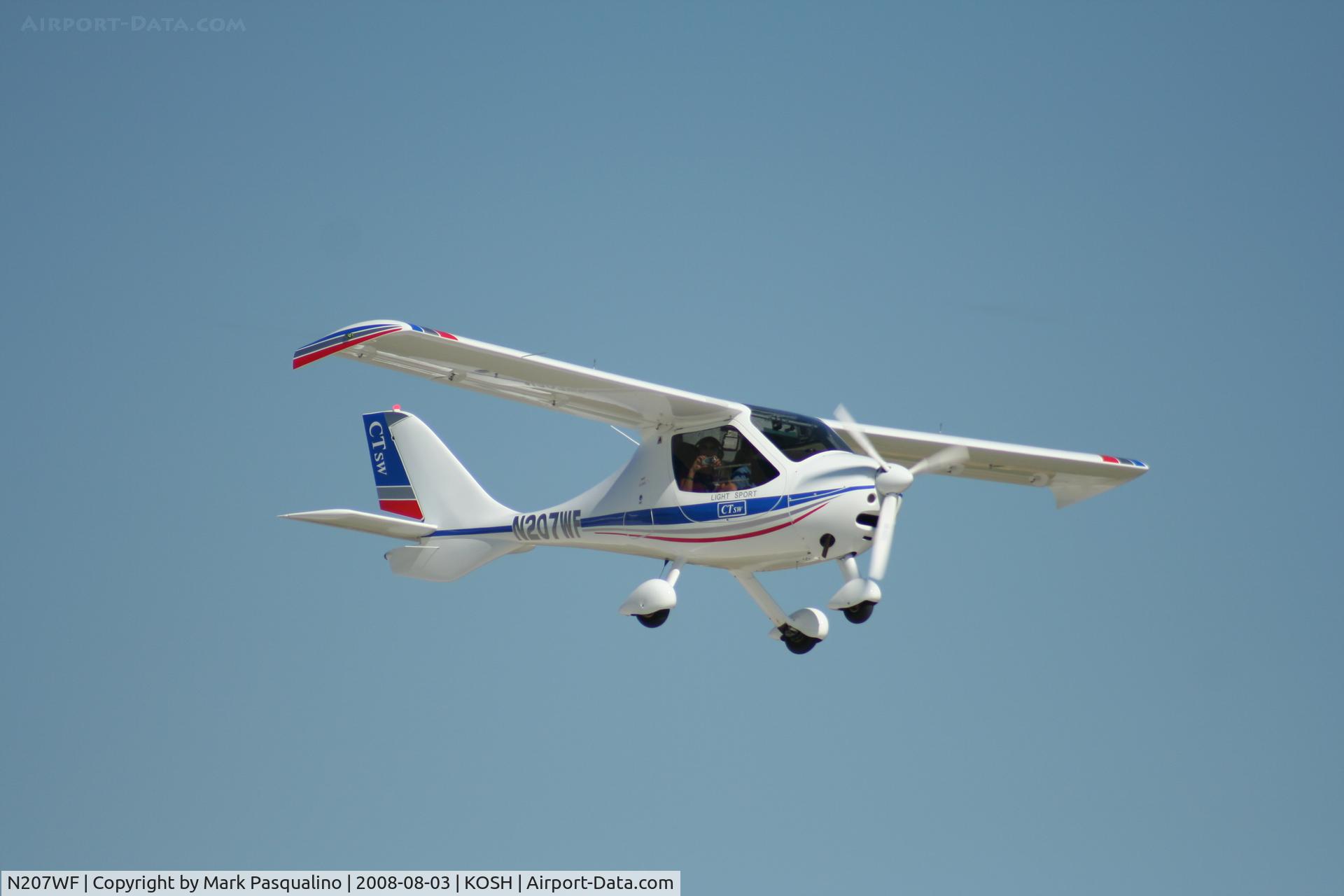 N207WF, 2007 Flight Design CTSW C/N 07-02-08, CTSW
