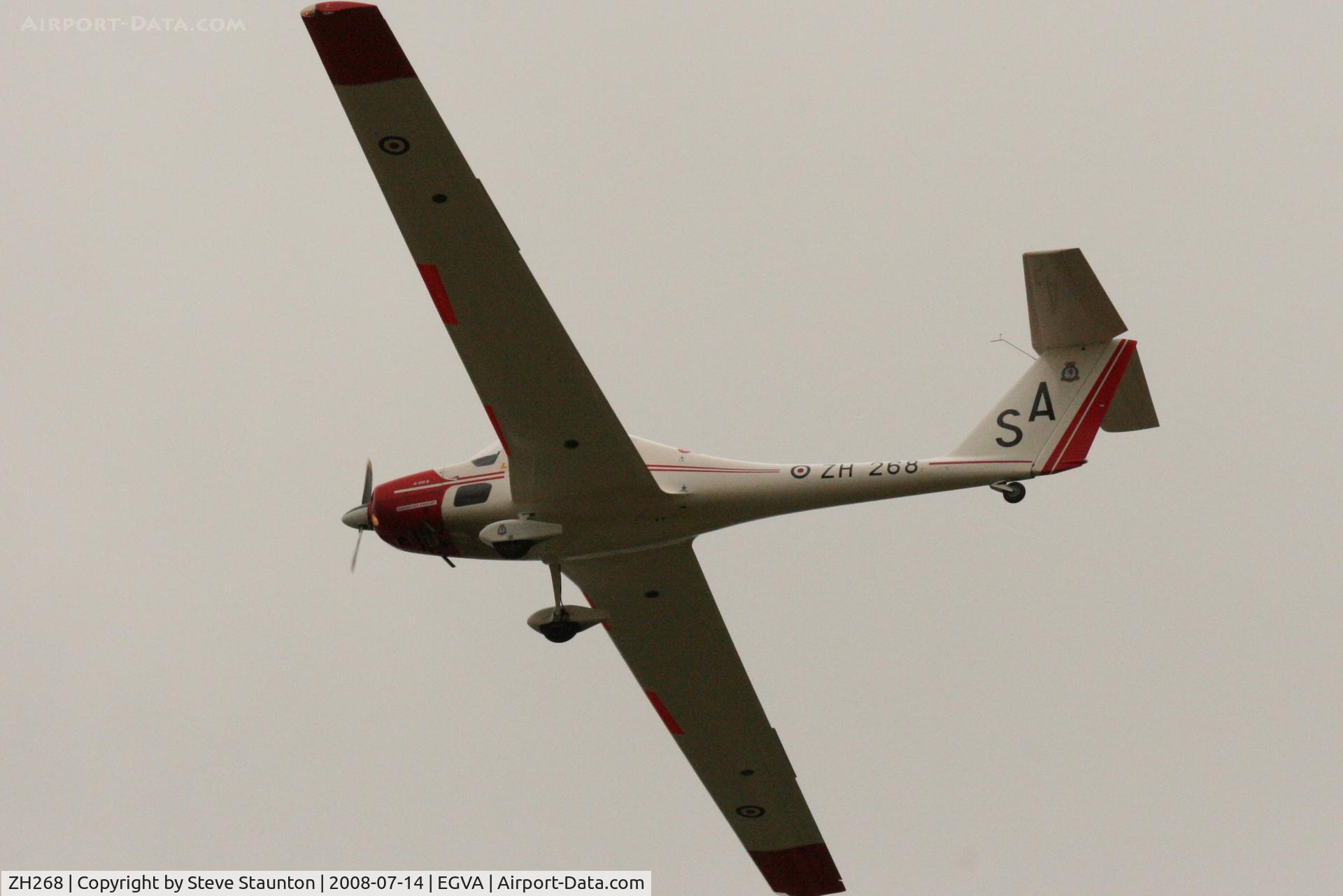 ZH268, Grob G-109B Vigilant T1 C/N 6568, Taken at the Royal International Air Tattoo 2008 during arrivals and departures (show days cancelled due to bad weather)