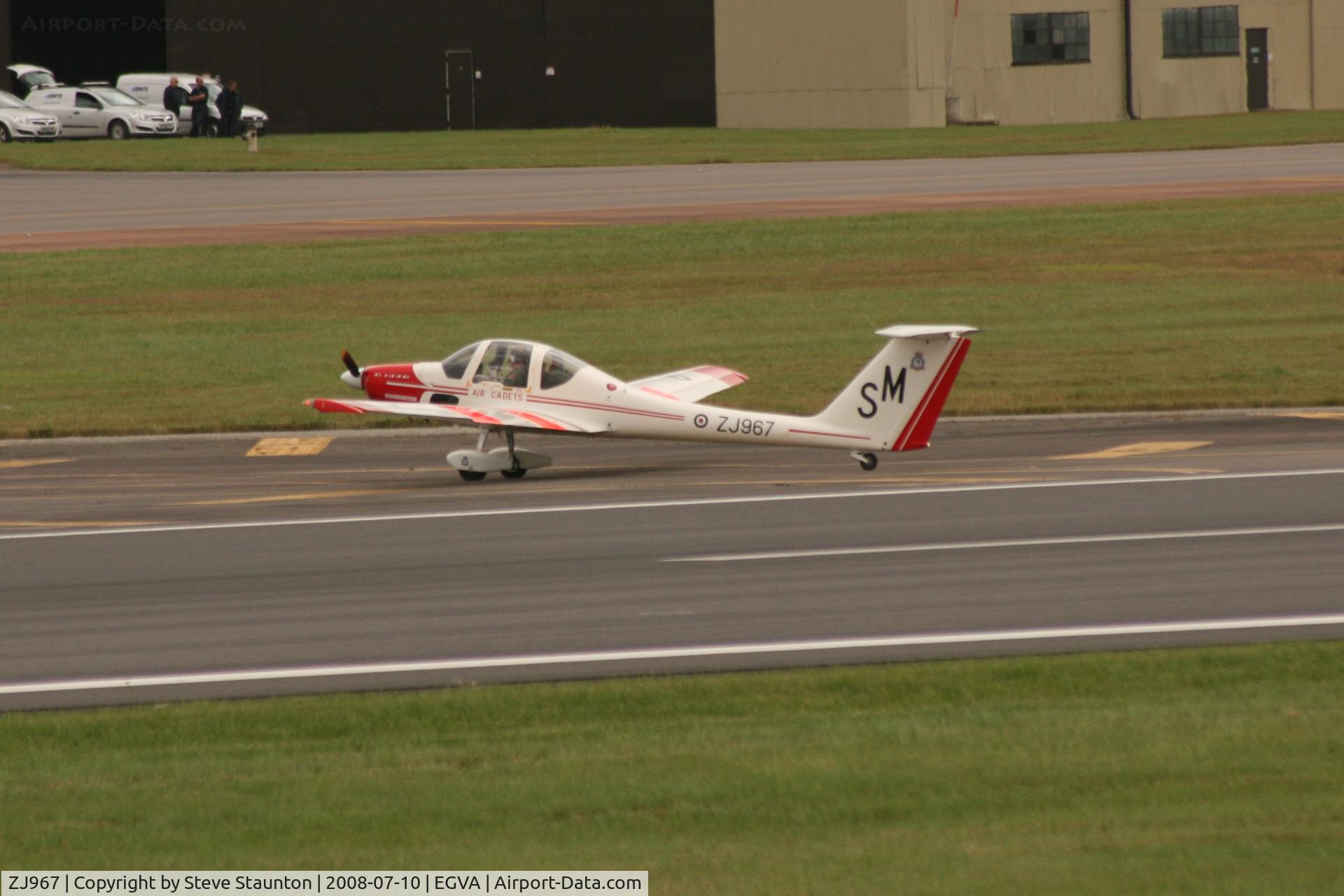 ZJ967, Grob G-109B Vigilant T1 C/N 6504, Taken at the Royal International Air Tattoo 2008 during arrivals and departures (show days cancelled due to bad weather)