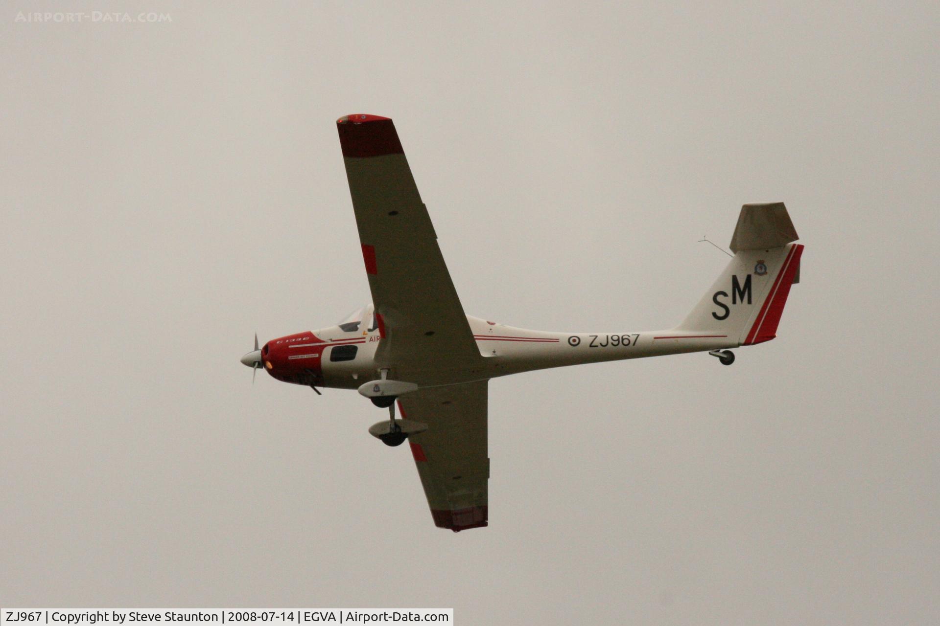 ZJ967, Grob G-109B Vigilant T1 C/N 6504, Taken at the Royal International Air Tattoo 2008 during arrivals and departures (show days cancelled due to bad weather)