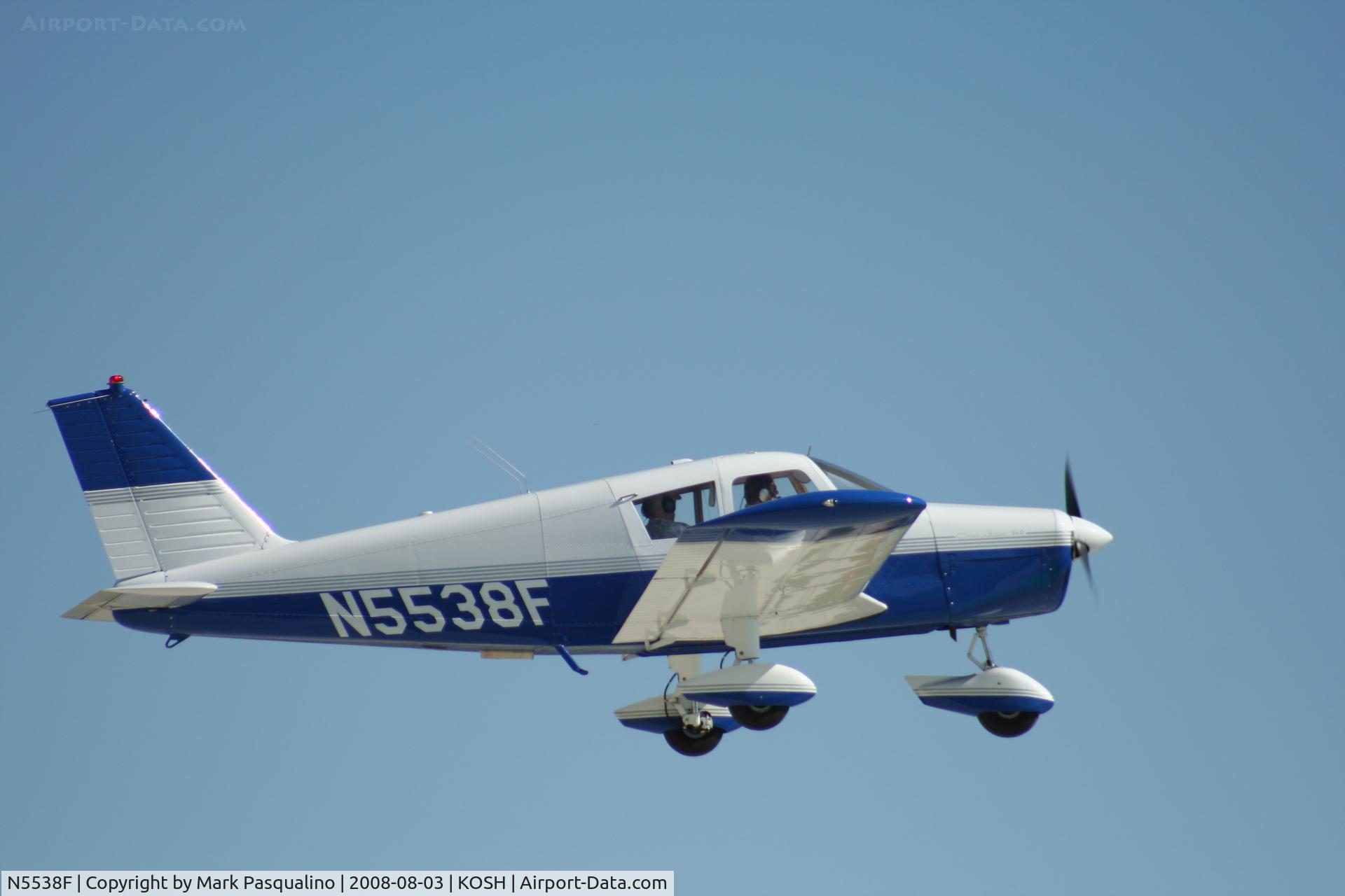 N5538F, 1968 Piper PA-28-140 C/N 28-24937, Piper PA-28-140