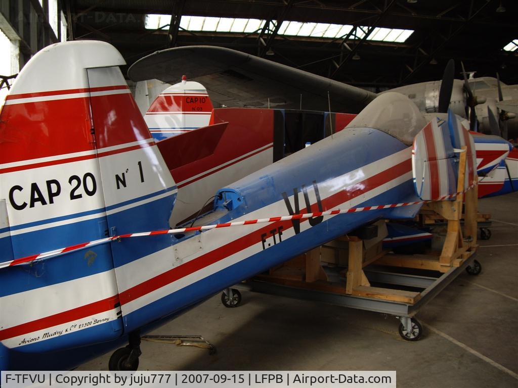 F-TFVU, Mudry CAP-20 C/N 1, on preservation at Le Bourget Muséum Ex F-BTAC