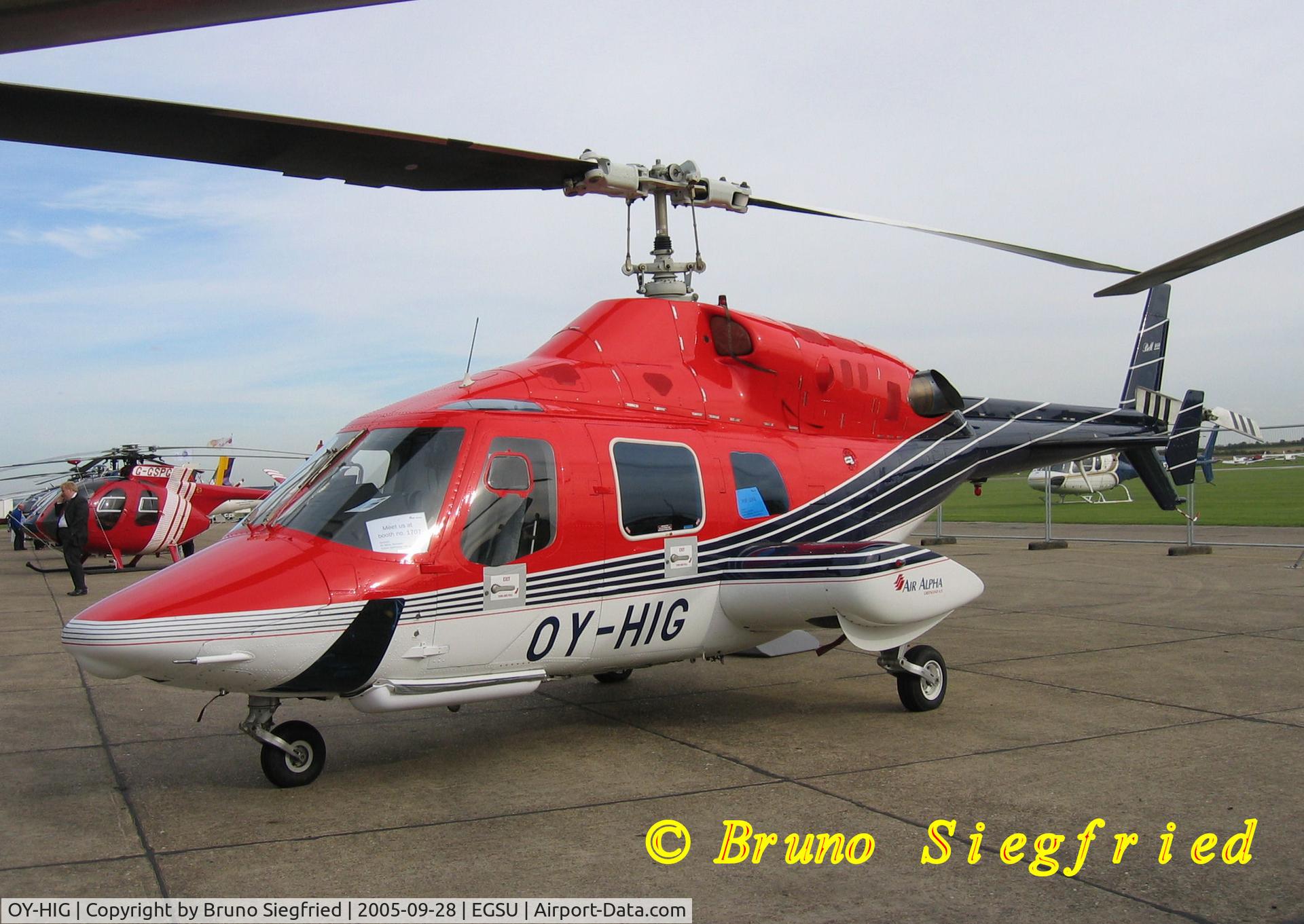 OY-HIG, 2004 Bell 222B C/N 47132, Duxford Helitech