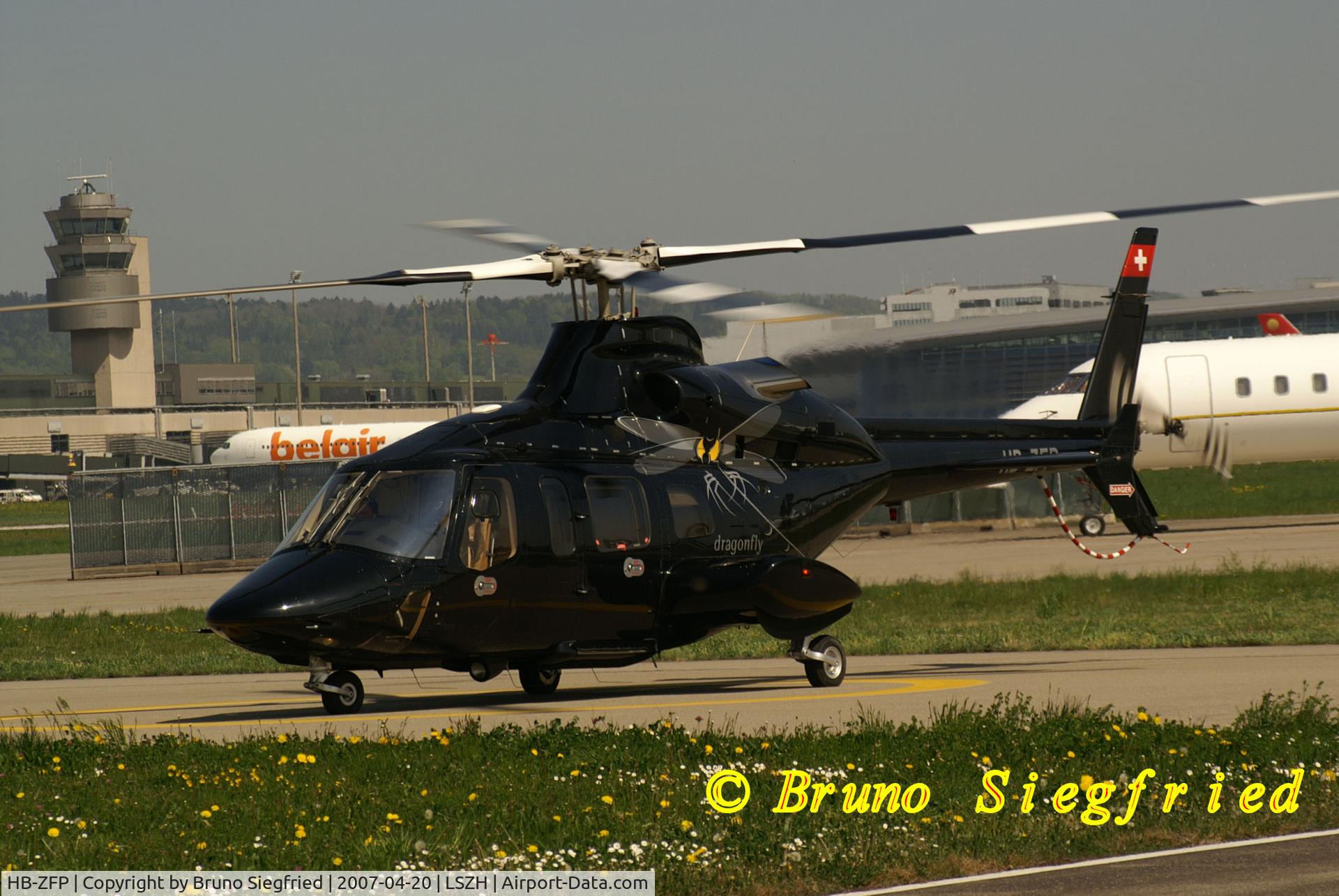 HB-ZFP, 2000 Bell 430 C/N 49063, Airport Zürich-Kloten