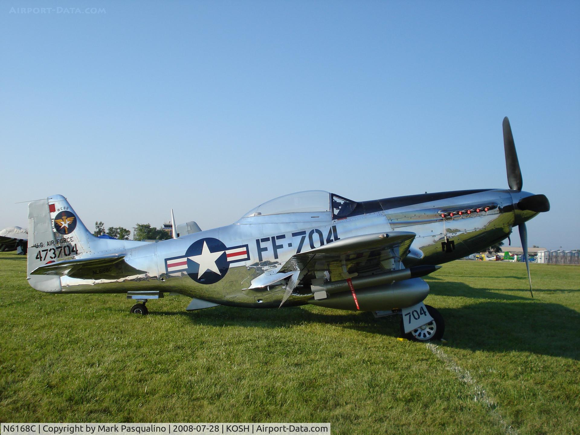 N6168C, 1944 North American P-51D Mustang C/N 44-73704, North American P-51D