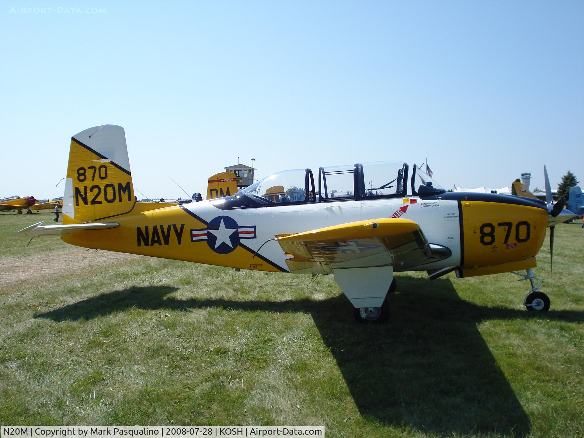 N20M, 1956 Beech-Parks D-45 C/N BG-204, Beech T-34B