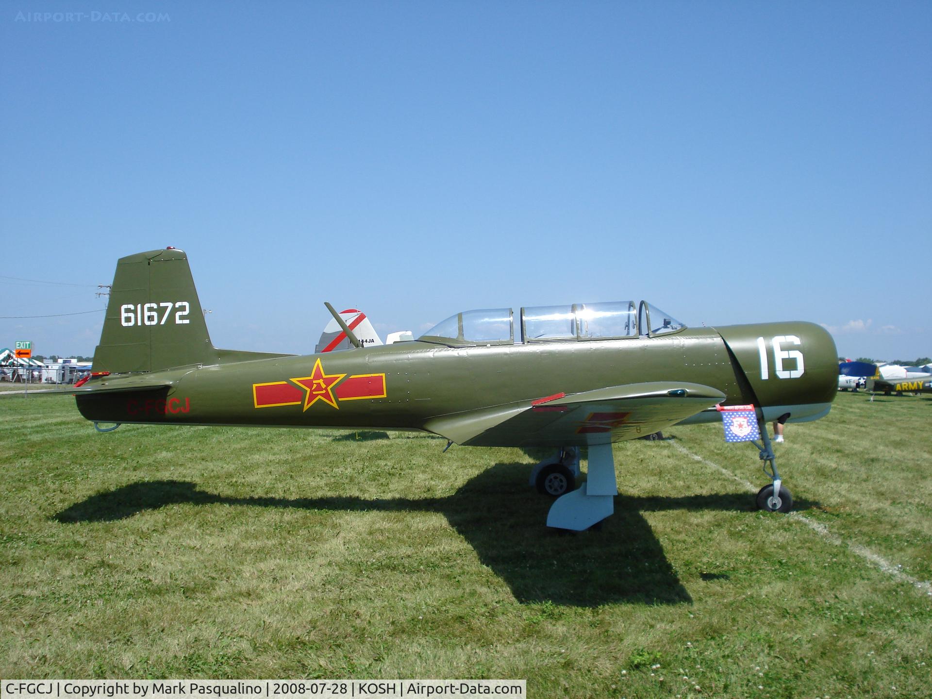 C-FGCJ, 1989 Nanchang CJ-6A C/N 4632022, Nanchang CJ-6A