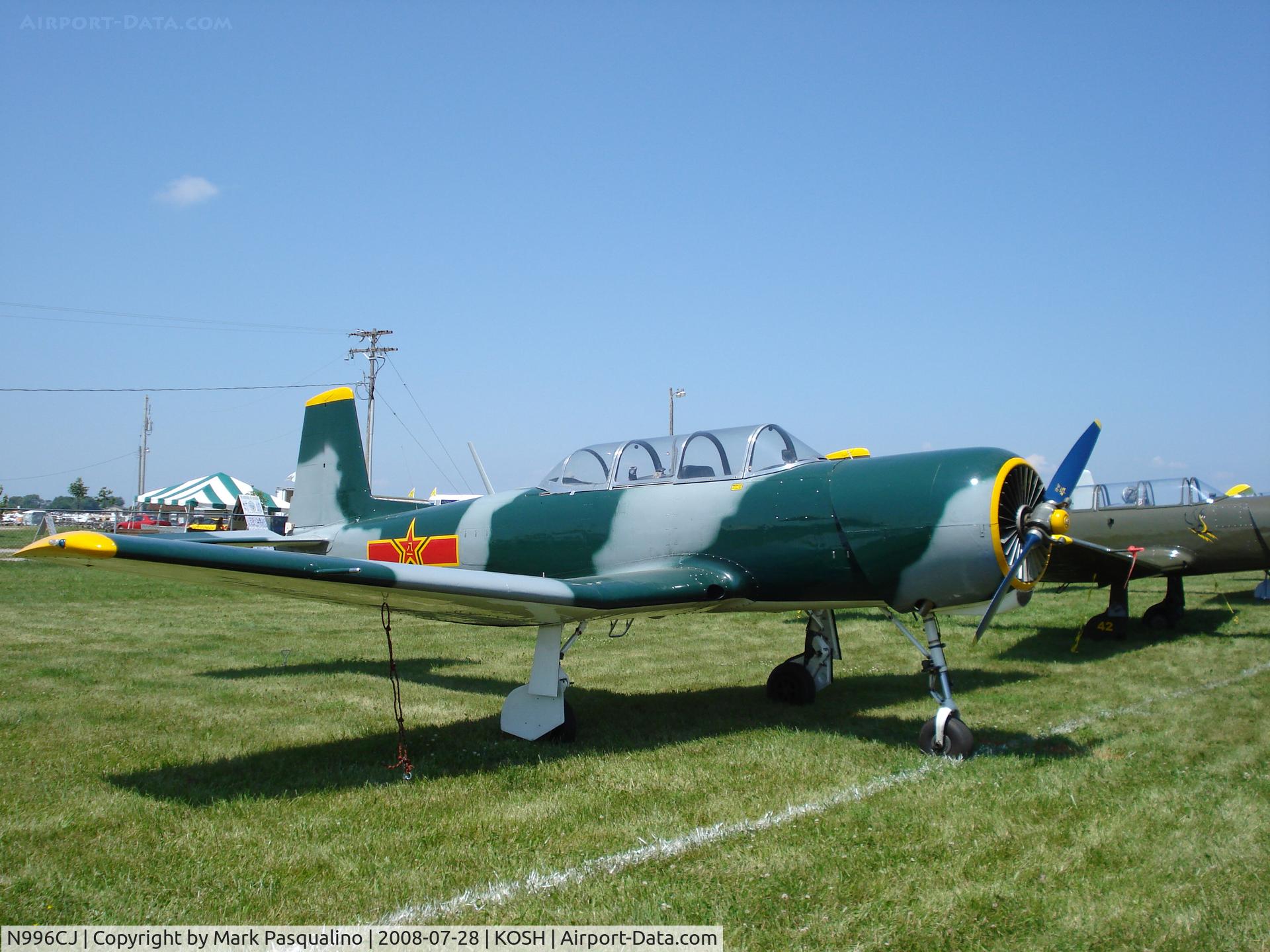 N996CJ, 1980 Nanchang CJ-6A C/N 2951227, Nanchang CJ-6A