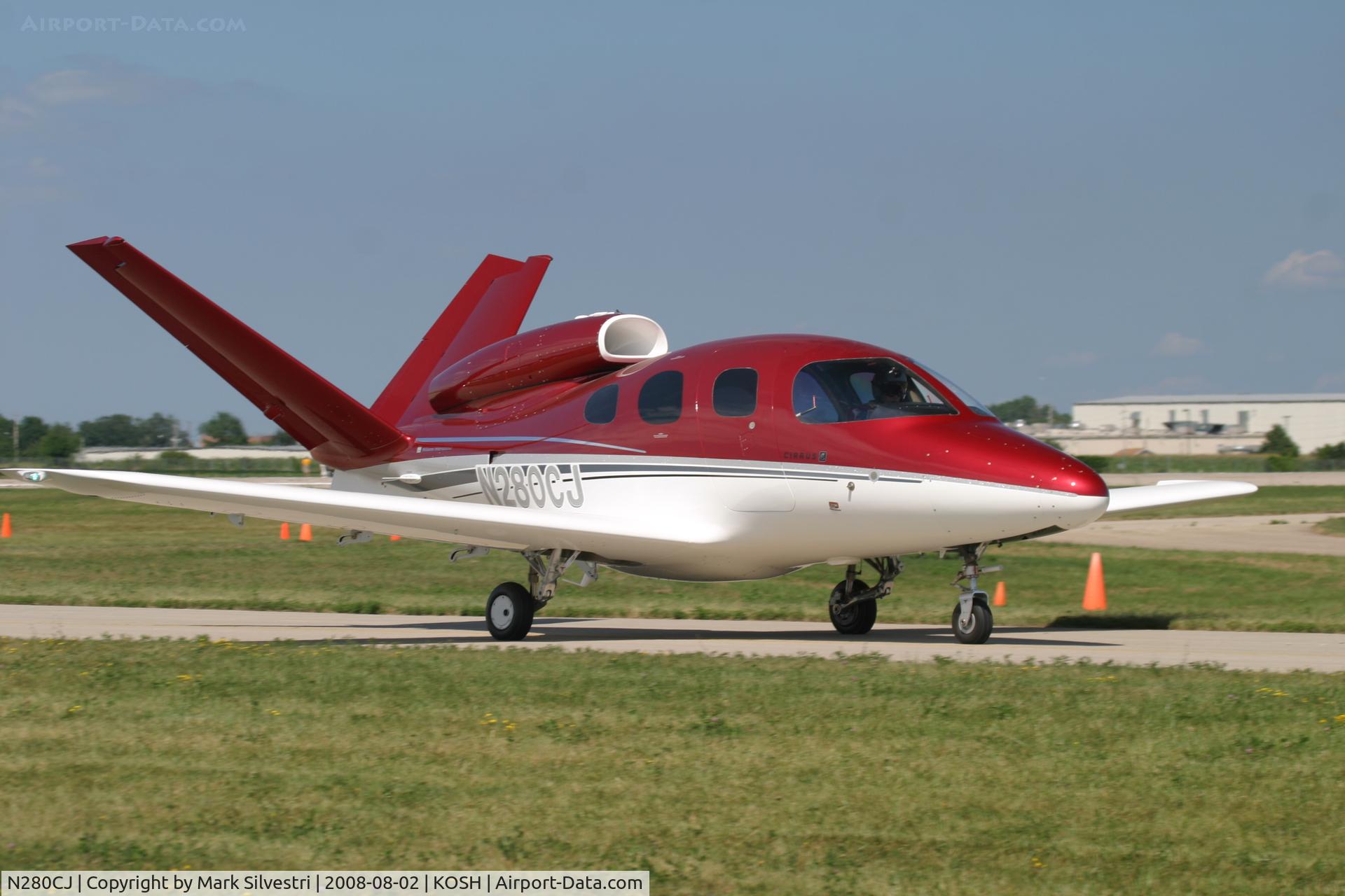 N280CJ, 2008 Cirrus SF50 Vision C/N 0001, Oshkosh 2008