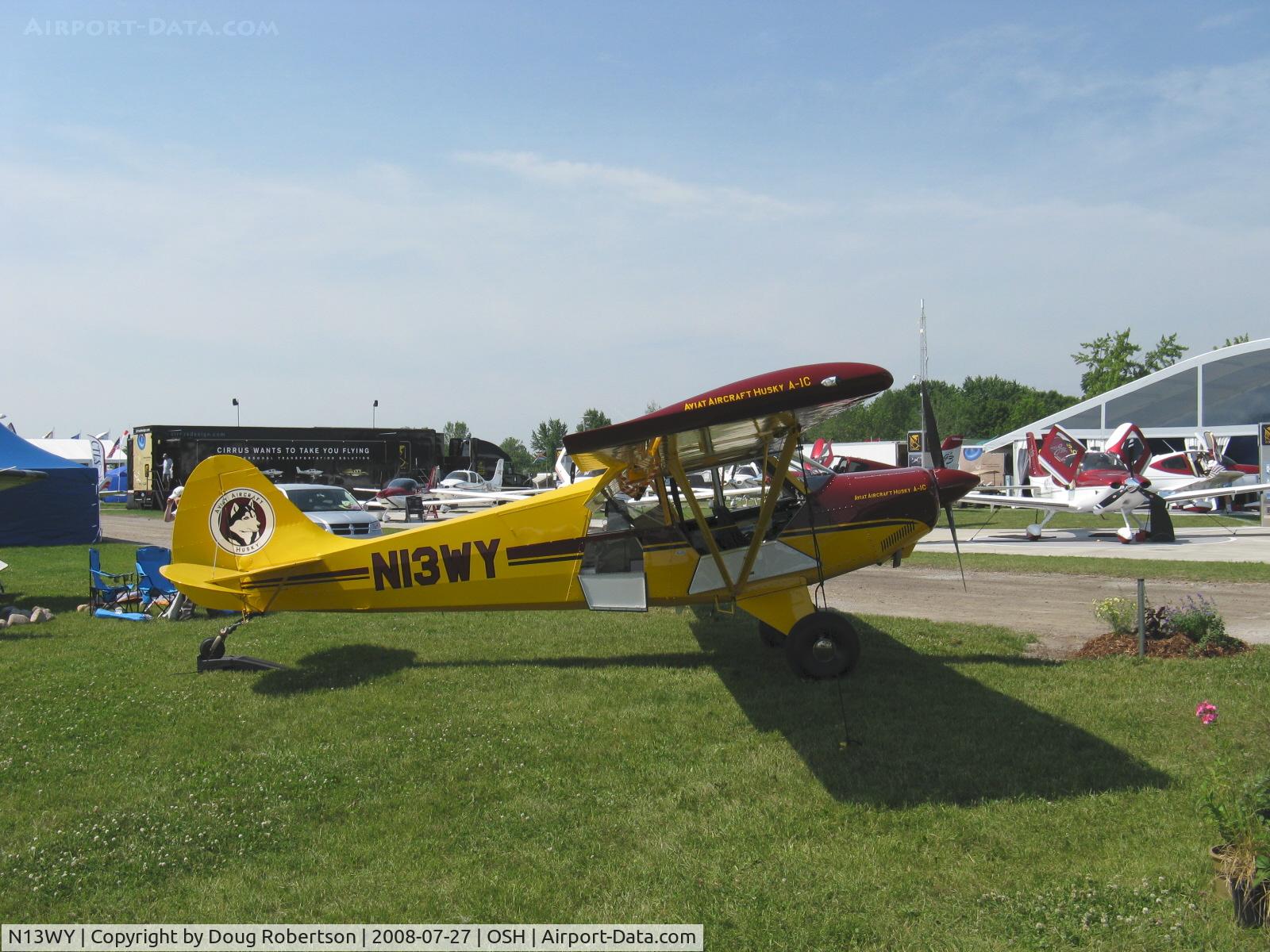N13WY, 2008 Aviat A-1C-180 Husky C/N 3008, 2008 Aviat A-1C HUSKY, Lycoming O-360-A1P 180 Hp