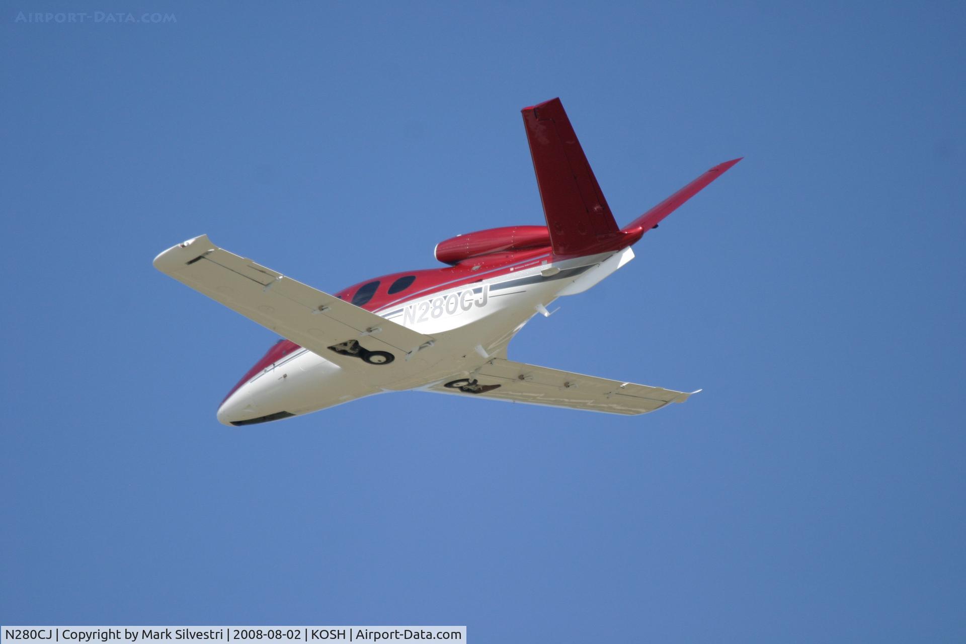 N280CJ, 2008 Cirrus SF50 Vision C/N 0001, Oshkosh 2008