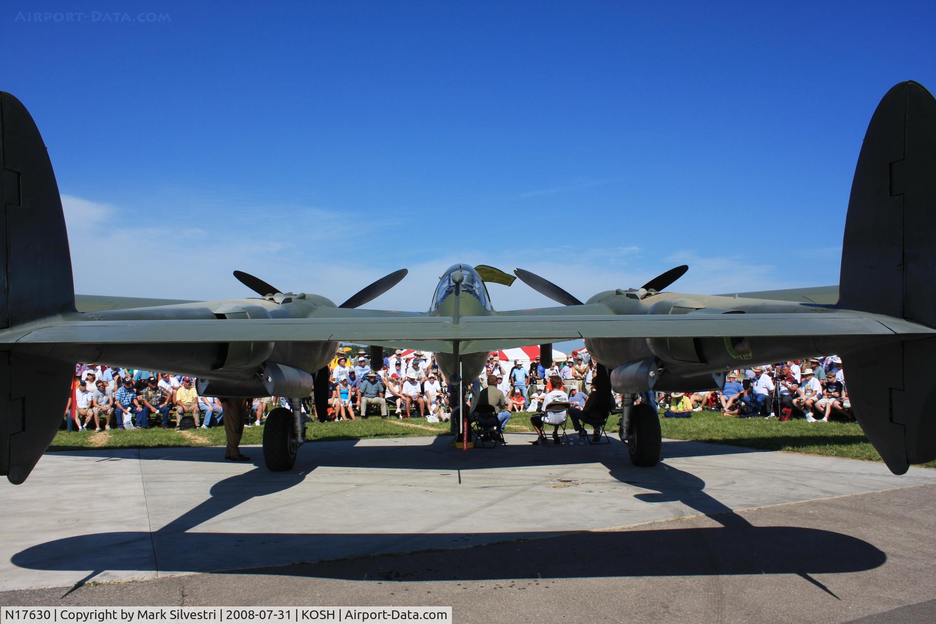 N17630, 1941 Lockheed P-38F C/N 41-7630 (222-5757), Oshkosh 2008