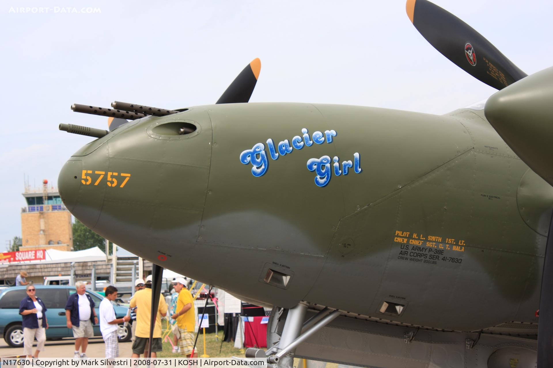 N17630, 1941 Lockheed P-38F C/N 41-7630 (222-5757), Oshkosh 2008