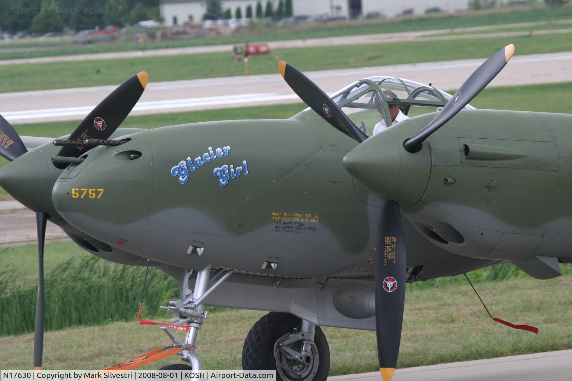 N17630, 1941 Lockheed P-38F C/N 41-7630 (222-5757), Oshkosh 2008
