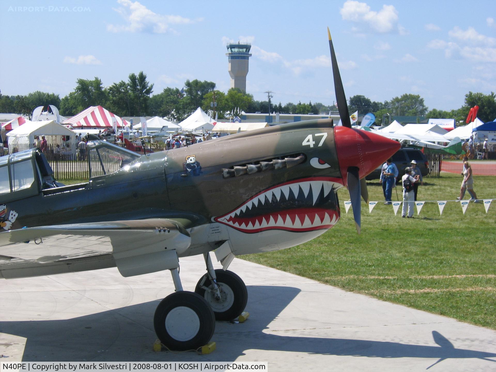 N40PE, 1942 Curtiss P-40E C/N AK905, Oshkosh 2008