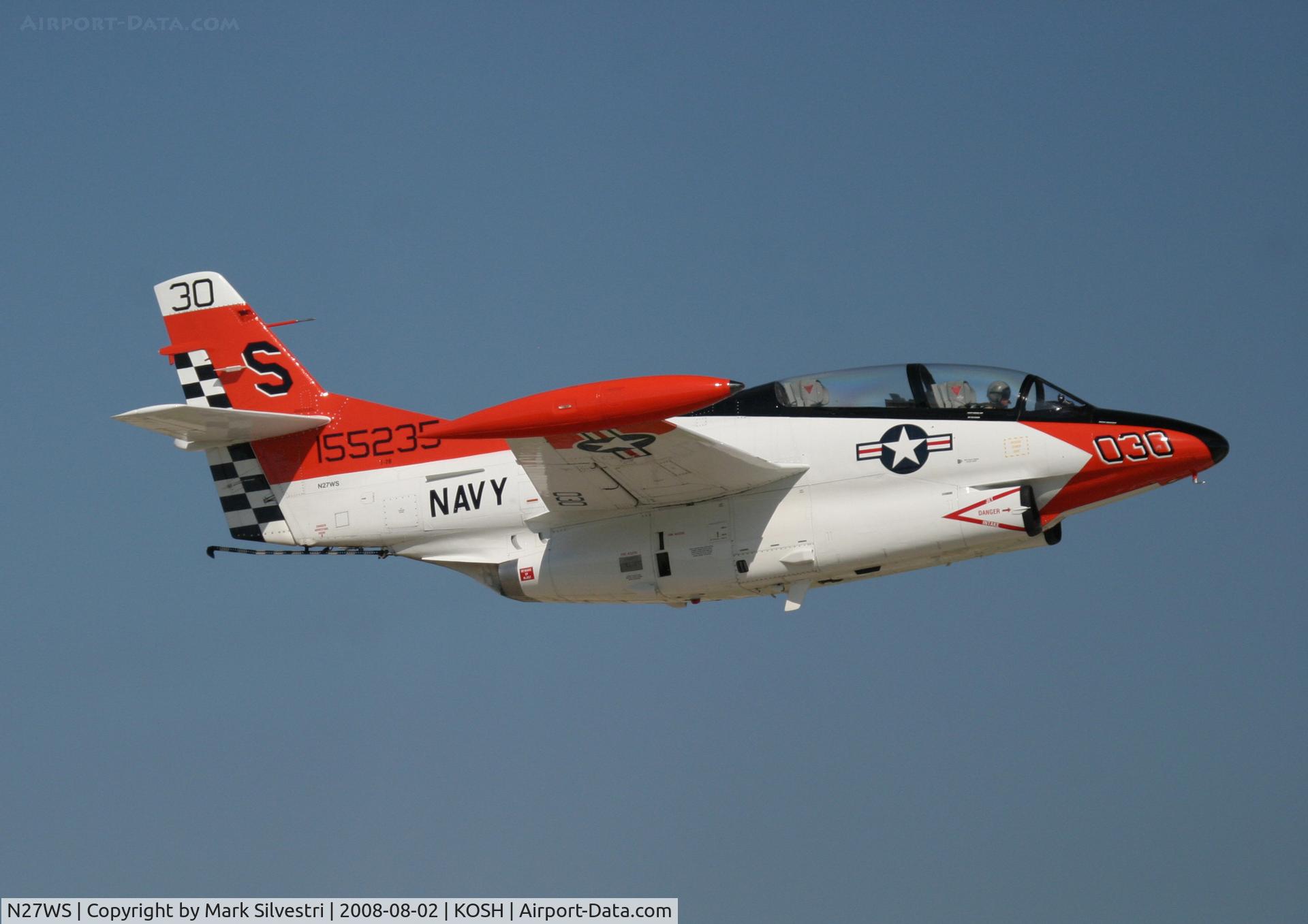 N27WS, North American T-2B Buckeye C/N 310-30, Oshkosh 2008