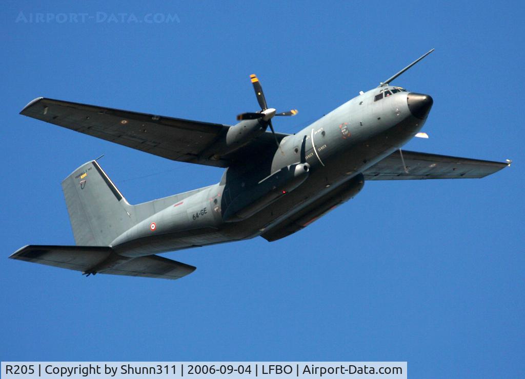 R205, Transall C-160R C/N 206, Take off from rwy 14R...