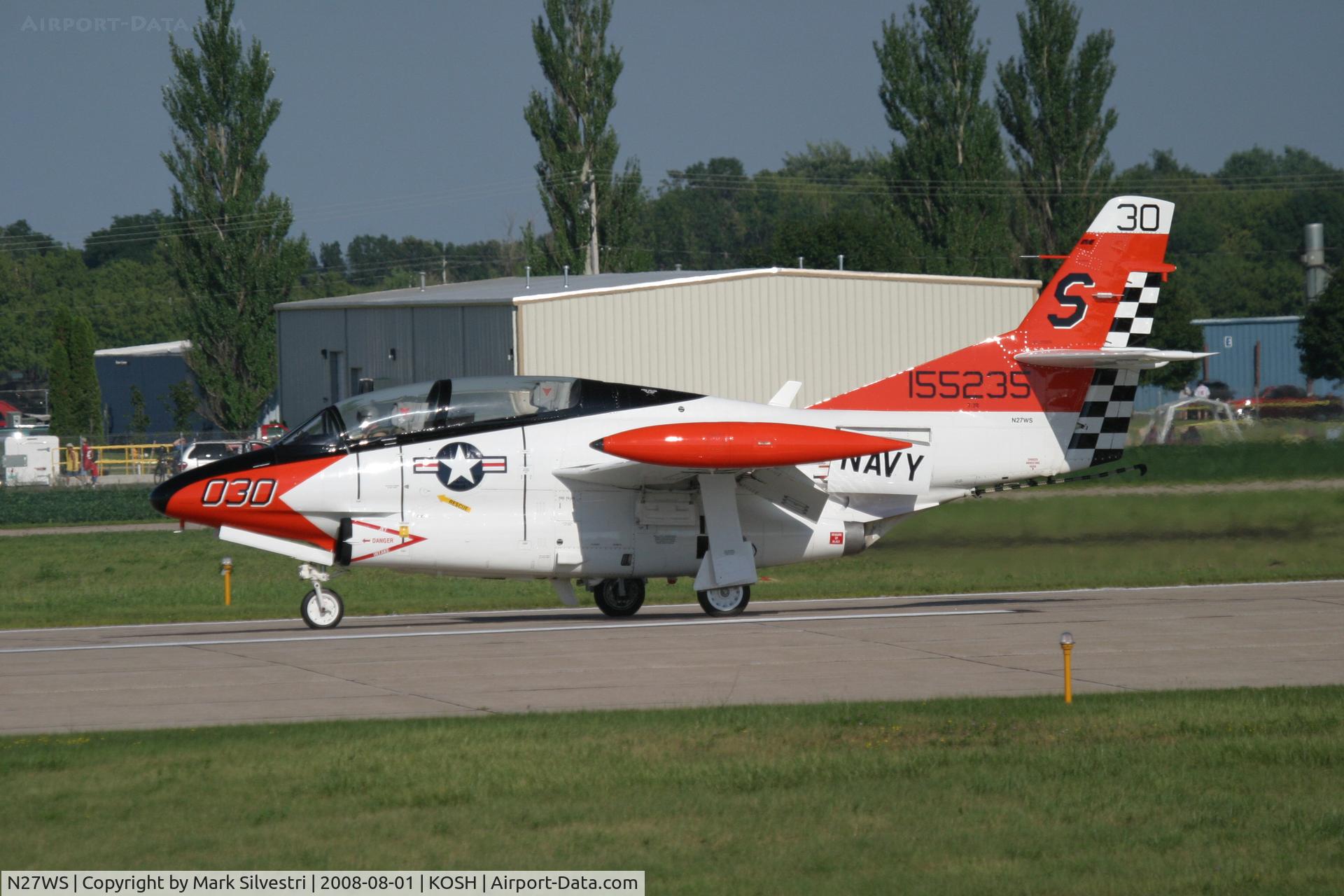 N27WS, North American T-2B Buckeye C/N 310-30, Oshkosh 2008